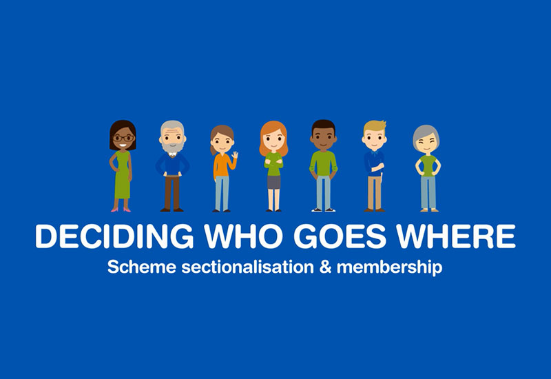 Button to scheme sectionalisation and membership video